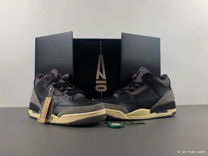 A Air Black FZ4811-001 3 Ma x Maniere Jordan 0609